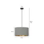 LAM WISZ HILDE 1 BL1050/1 1XE27 SZA