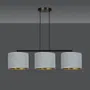 Lampa Wisząca Hilde 3 Bl1050/3 3Xe27 szara