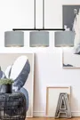 Lampa Wisząca Hilde 3 Bl1050/3 3Xe27 szara