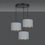 Lampa Wisząca Hilde 3 Bl Premium 1050/3Prem 3Xe27 szara