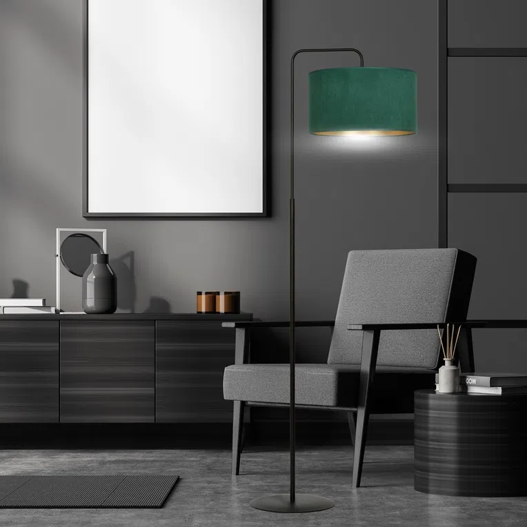 Lampa Stojąca Hilde Lp1 Bl1051/Lp1 1Xe27 zielona