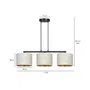 LAM WISZ HILDE 3 BL 1052/3 3XE27 BIA