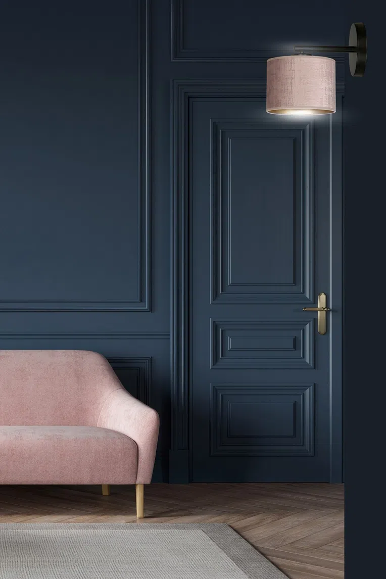 Kinkiet Hilde K1 Bl1053/K1 1Xe27 różowy