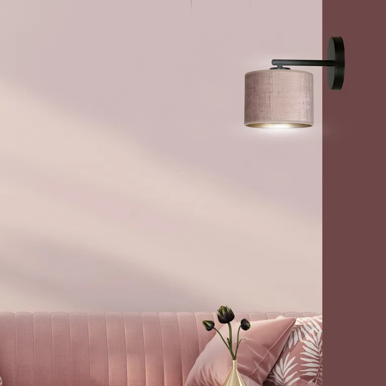 Kinkiet Hilde K1 Bl1053/K1 1Xe27 różowy