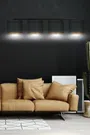 Lampa Wisząca Hilde 4 Bl1054/4 4Xe27 czarna