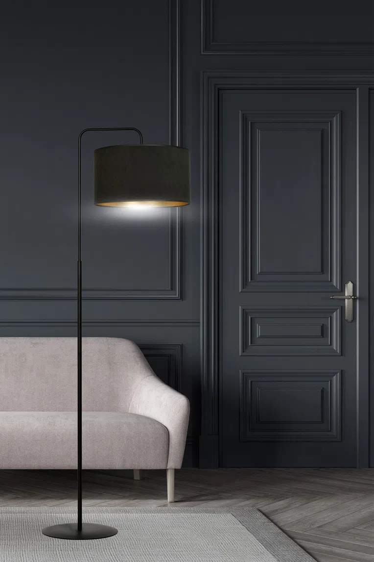 Lampa Stojąca Hilde Lp1 Bl1054/Lp1 1Xe27 czarna