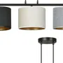 Lampa Wisząca Hilde 3 Bl Mix 1055/3 3Xe27 czarna/szara/biała