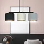 Lampa Wisząca Hilde 3 Bl Mix 1055/3 3Xe27 czarna/szara/biała