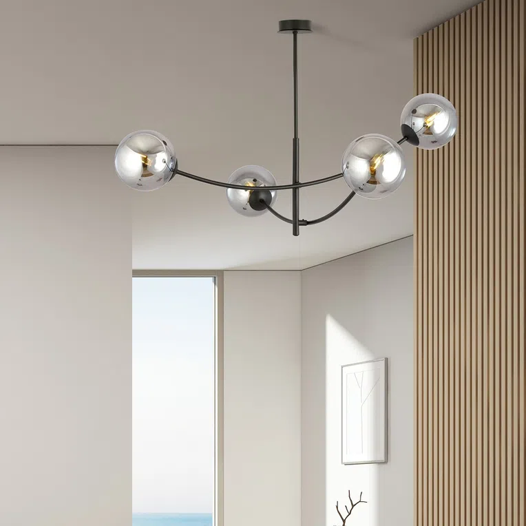 Lampa Sufitowa Hunter 4 1100/4 4Xe14 grafitowa