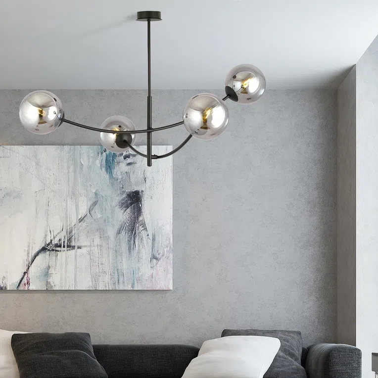 Lampa Sufitowa Hunter 4 1100/4 4Xe14 grafitowa