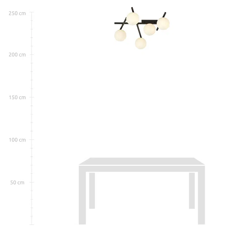 Lampa Sufitowa Smart 5 1103/5 5Xe14 biała