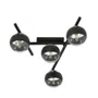 Lampa Sufitowa Smart 41105/4 4Xe14 transparentna/czarna