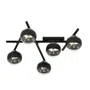 Lampa Sufitowa Smart 51105/5 5Xe14 transparentna/czarna