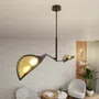 Lampa Sufitowa Lotus 2 1106/2 2Xe14 czarna/złota