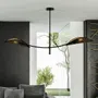 Lampa Sufitowa Lotus 2 1106/2 2Xe14 czarna/złota
