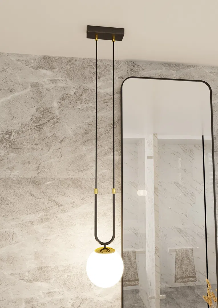 Lampa Wisząca Glam 1 1112/1 1Xe14 biała