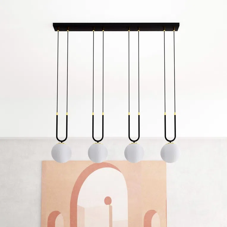 Lampa Wisząca Glam 4 1112/4 4Xe14 biała