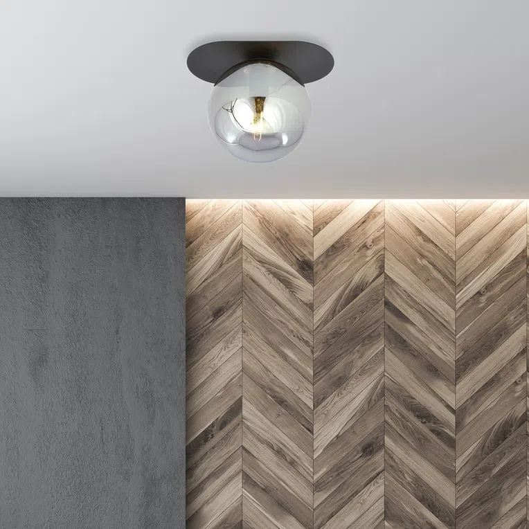 Lampa Sufitowa Plaza 1 1119/1 1Xe14 grafitowa