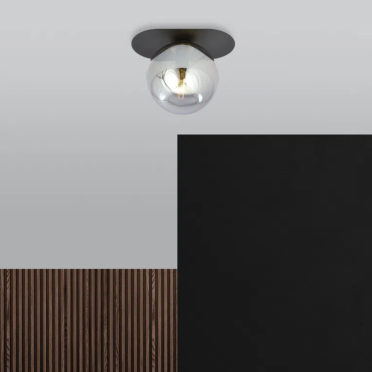 Lampa Sufitowa Plaza 1 1119/1 1Xe14 grafitowa