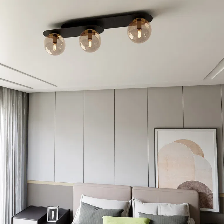 Lampa Sufitowa Plaza 31120/3 3Xe14 miodowa