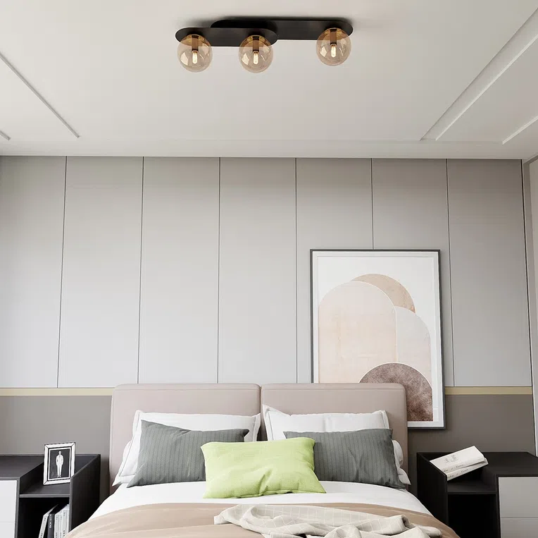 Lampa Sufitowa Plaza 31120/3 3Xe14 miodowa