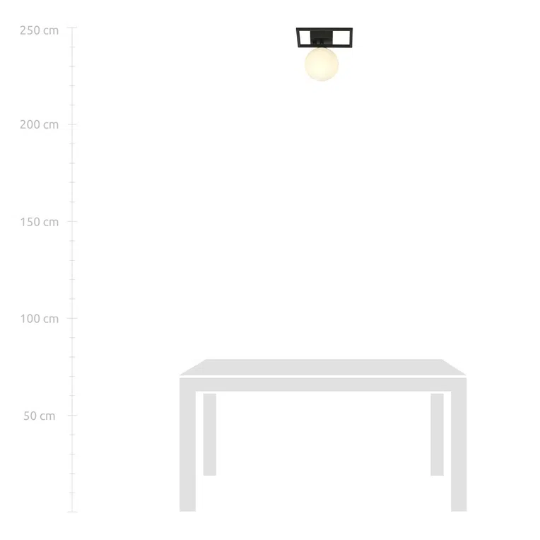 Lampa Sufitowa Imago 1E 1130/1E 1Xe14 biała