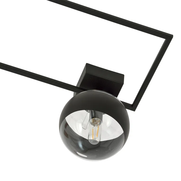 Lampa Sufitowa Imago 1A1132/1A 1Xe14 transparentna/czarna