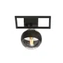 Lampa Sufitowa Imago 1E1132/1E 1Xe14 transparentna/czarna