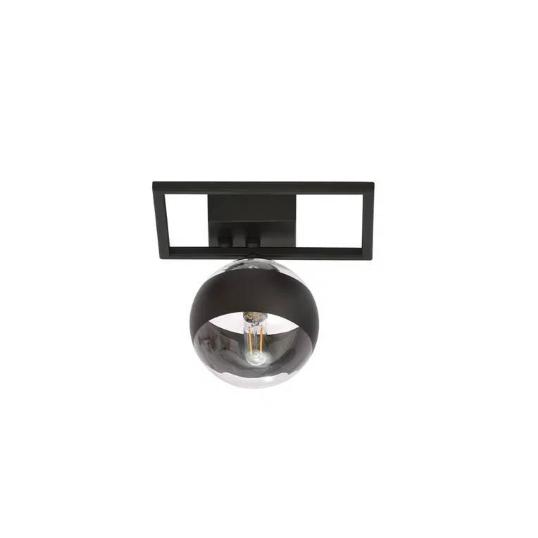 Lampa Sufitowa Imago 1E1132/1E 1Xe14 transparentna/czarna