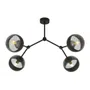 Lampa Sufitowa Space 41135/4 4Xe14 transparentna/czarna