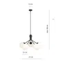Lampa Wisząca Nova 5 1138/5 5Xe14 biała