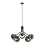 Lampa Wisząca Nova 5 1139/5 5Xe14 transparentna/czarna