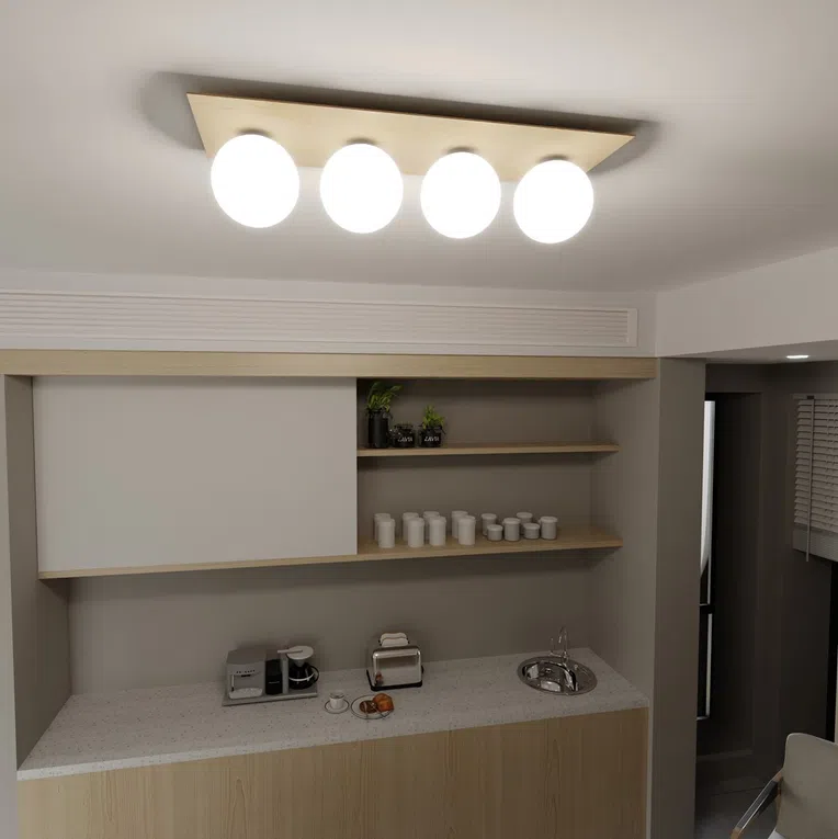 Lampa Sufitowa Kenzo 4 1142/4 4Xe14 biała