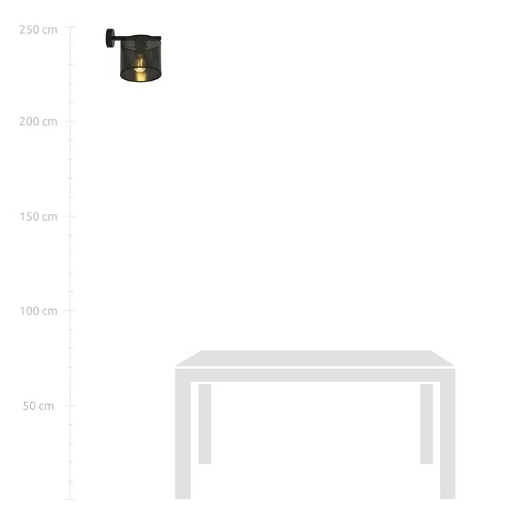 Kinkiet Jordan K11143/K1 1Xe27 czarny