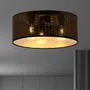Lampa Sufitowa Aston 3 1148/3 3Xe27 czarna/złota