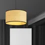 Lampa Wisząca Aston 1 Rattan 1149/1 1Xe27 brązowa
