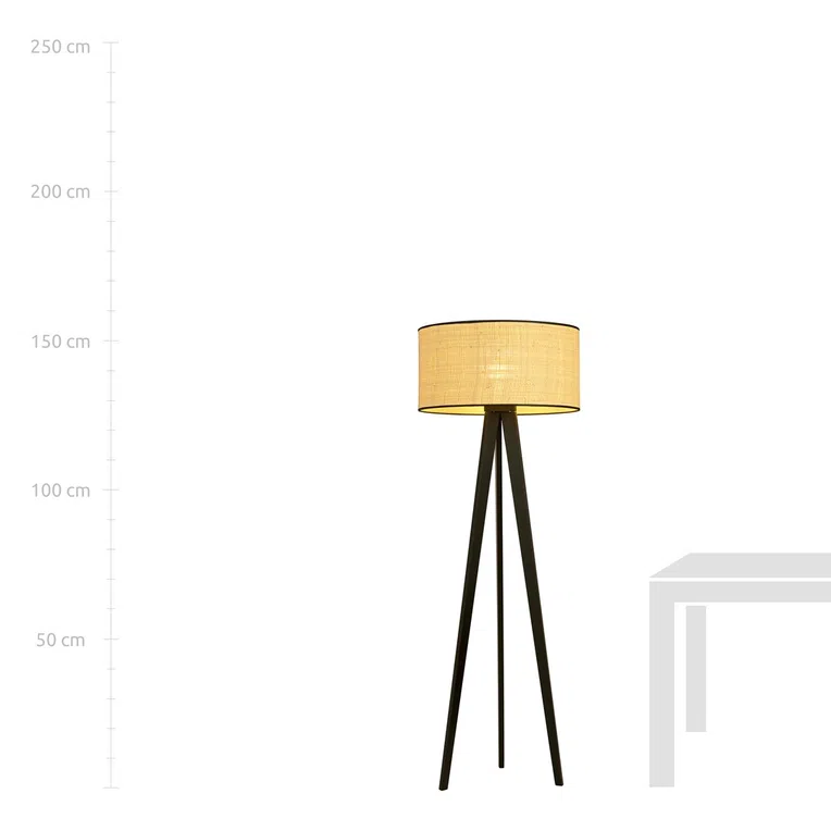 Lampa Stojąca Aston Lp1 Rattan 1149/Lp1 1Xe27 brązowa