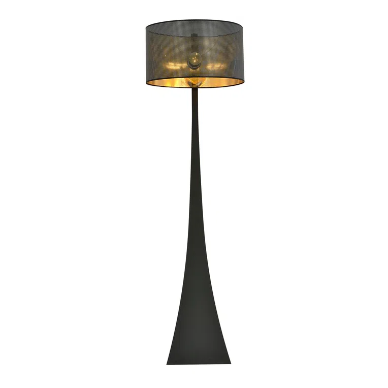Lampa Stojąca Estrella Lp1 1156/Lp1 1Xe27 czarna/złota