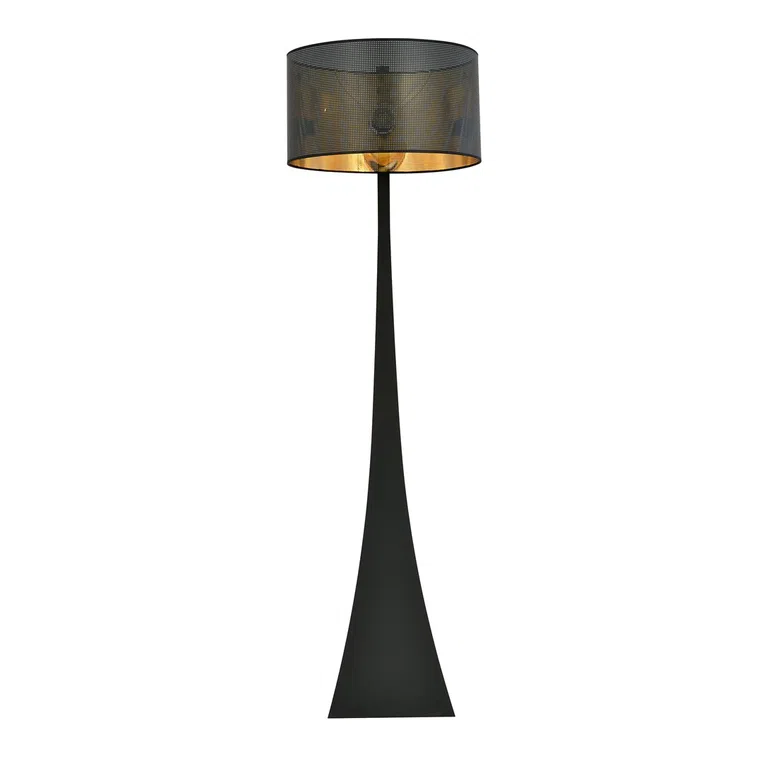 Lampa Stojąca Estrella Lp1 1156/Lp1 1Xe27 czarna/złota