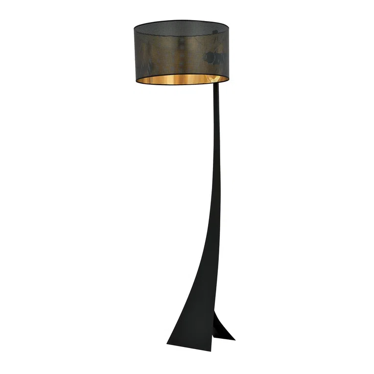 Lampa Stojąca Estrella Lp1 1156/Lp1 1Xe27 czarna/złota
