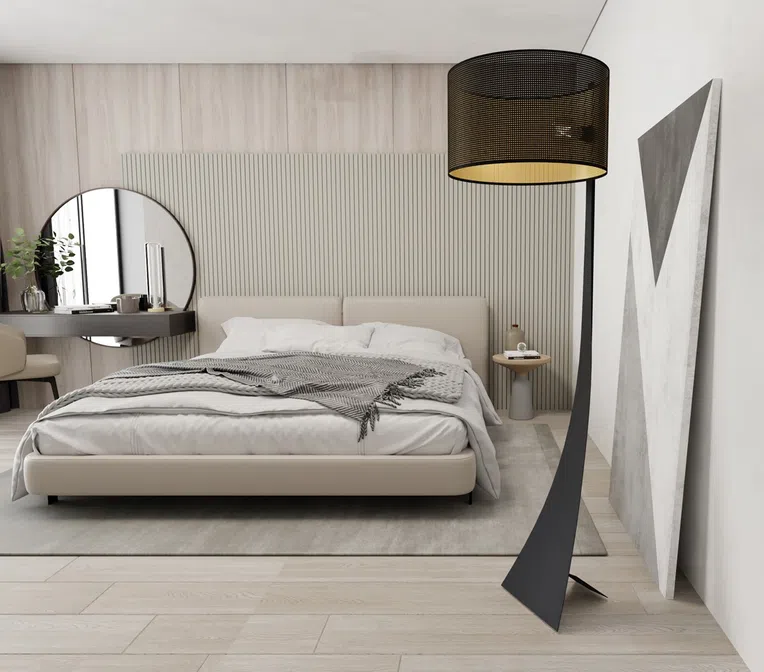 Lampa Stojąca Estrella Lp1 1156/Lp1 1Xe27 czarna/złota