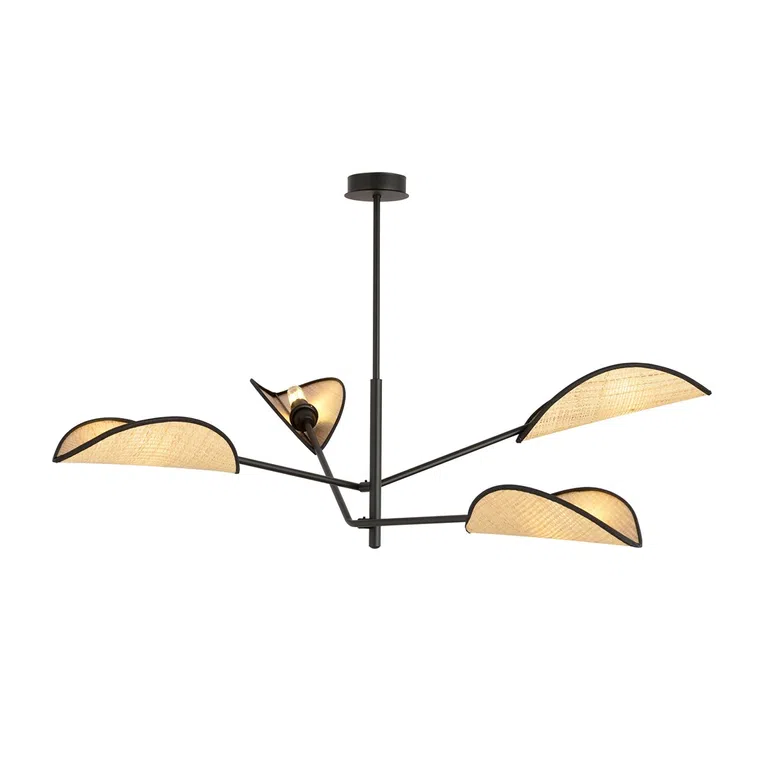 Lampa Sufitowa Vene 41160/4 4Xe14 brązowa