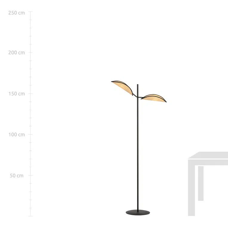 Lampa Stojąca Vene Lp21160/Lp2 2Xe14 brązowa