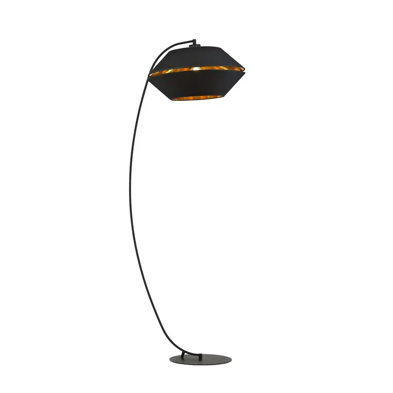 Lampa Stojąca Piano Lp 1183/Lp 1Xe27 czarna/złota