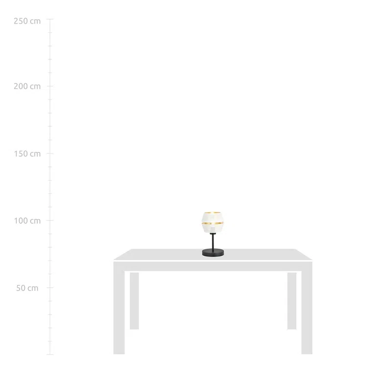 Lampka Biurkowa Malia Ln 1184/Ln 1Xe27 biała/złota