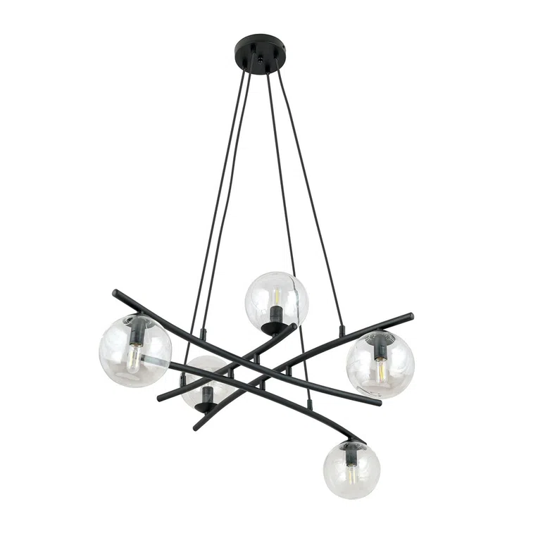 Lampa Wisząca Essa 51202/5 5Xe14 transparentna