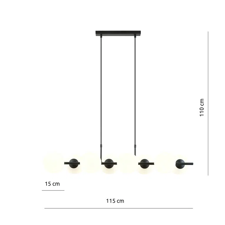 Lampa Wisząca Rory 81205/8 8Xe14 biała