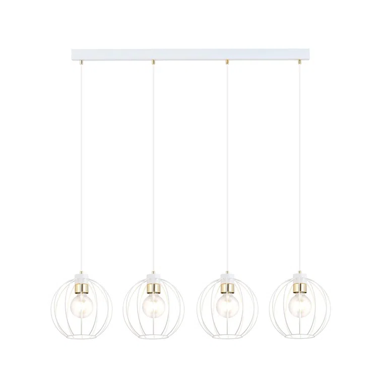 Lampa Wisząca Gino 4 1223/4 4Xe27 biała
