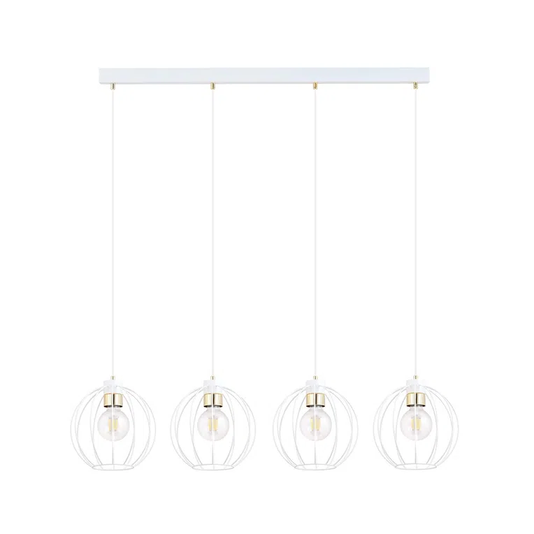 Lampa Wisząca Gino 4 1223/4 4Xe27 biała