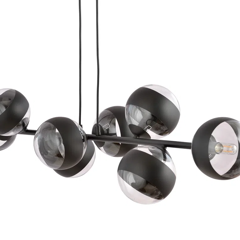 Lampa wisząca rossi 8 bl stripe 5870 czarny